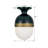 Marie Matte Black 1 - Bulb 8" W Outdoor Ceiling Mount