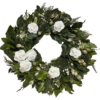 Preserved Pure Bliss Greenery Wreath