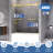 56"-60" W X 66" H Double Sliding Frameless Tub Door with 5/16" (8mm) Tempered Clear Glass-119190846