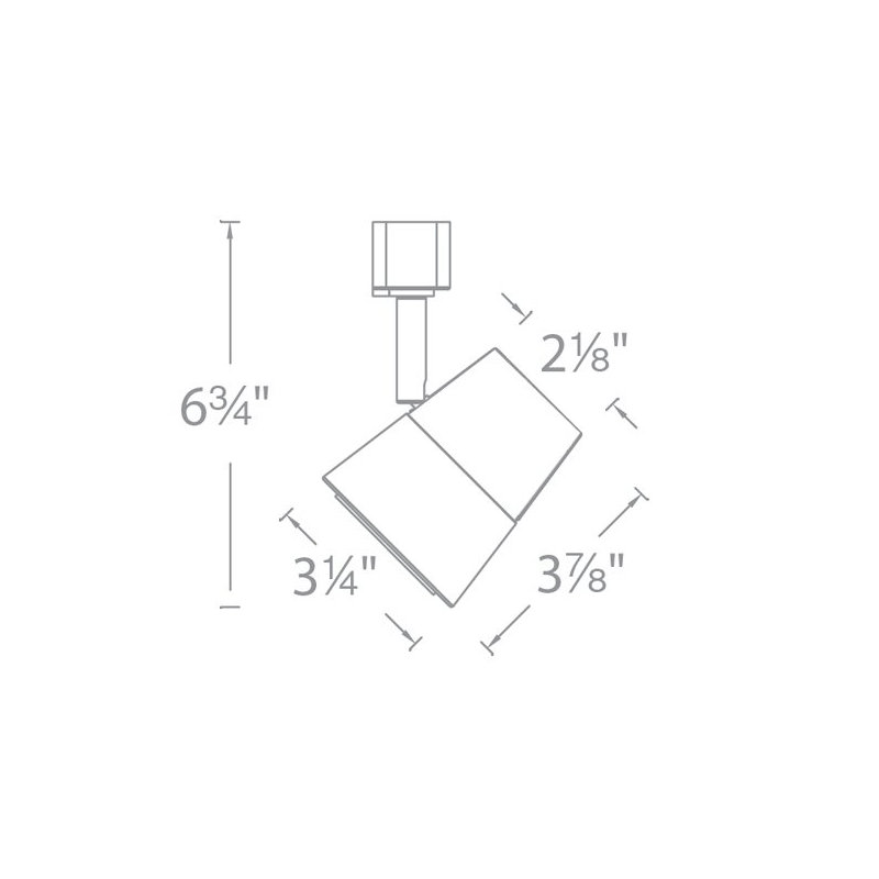 Summit Beamshift Flexrail Track Head, Black, Halo Series