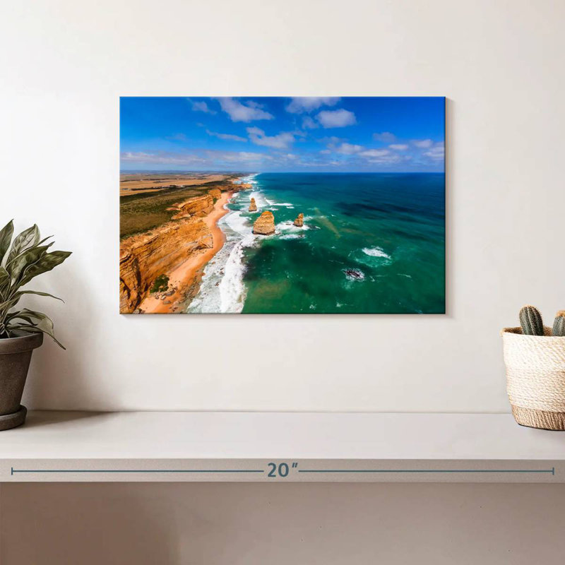 Gillard Great Ocean Road Cliff, 8" H x 12" W