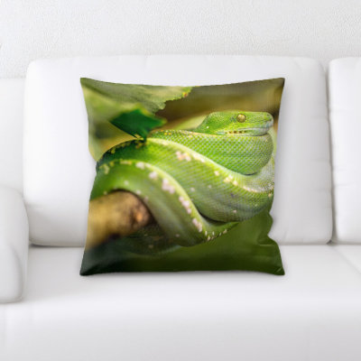 Coussin décoratif en serpent
