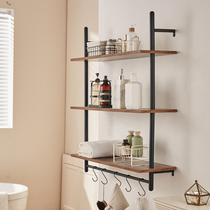 3 Piece Square Floating Shelf