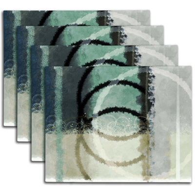 Napperon abstrait en polyester