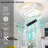 20" Led Bladeless Ceiling Fan Light With Remote Control – Modern Flush Mount Ceiling Lamp With Air Circulation & Adjustable Brightness For Living Room, Dining Room, Or Bedroom, Silent/6-Speed/Dc Motor
