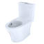 Toilette allongée deux pièces 1,28 et 0,8 GPF TOTO® Aquia® IV avec CEFIONTECT® et siège SoftClose®, prêt pour WASHLET® +, blanc coton-71211472