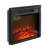 Electric Fireplace Insert 18" 1400W 120V ,Equipped With Remote Control, Ultra Thin Heater With Log Set & Realistic Flame