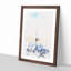 Lone Sailboat - Picture Frame Painting Print-56741381-56741383