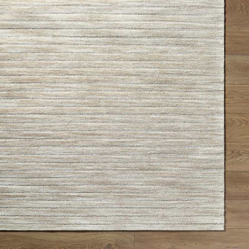 Tapis d'intérieur fait à la main Fegley, Rectangle 6 pi x 9 pi