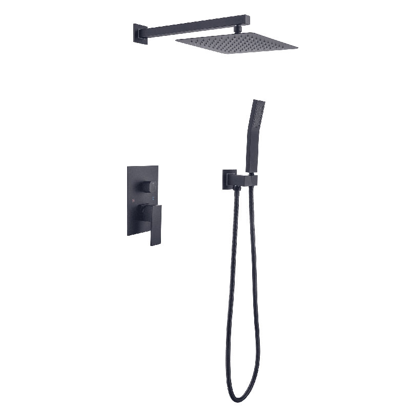 All-In-One Kit with Rough in-Valve, Matte Black