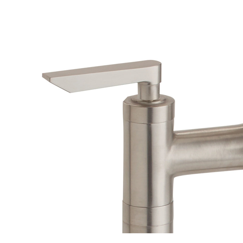 Asilomar Tub Filler, Satin Nickel