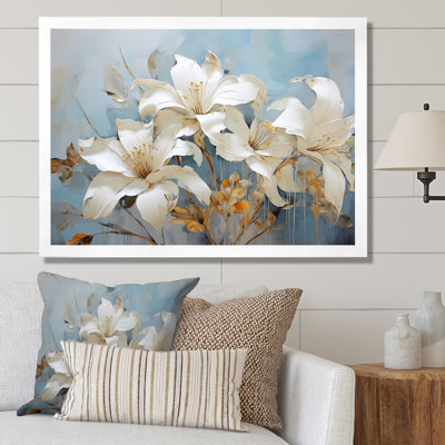 Lilies en fleurs IV sur toile
