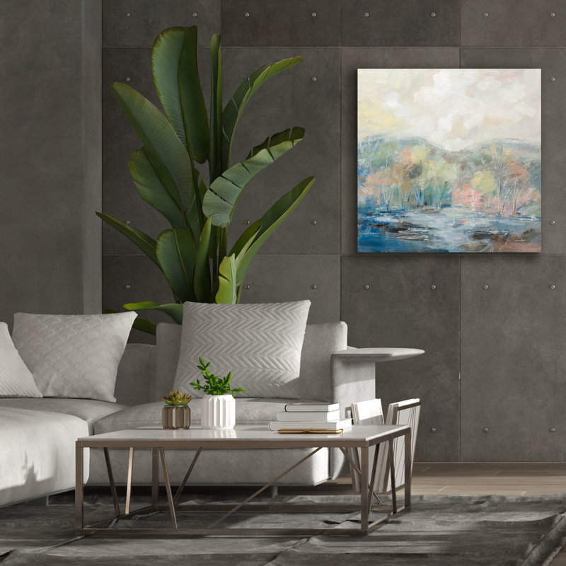 «Spring Tale» par Silvia Vassileva, art mural sur toile, H 37 po x l 37 po