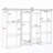 3-In-1 Wall Mounted Bathroom Cabinet With Adjustable Shelves & Soft Close Doors-1854463258-1854463252