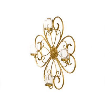 Olivia 18'' H Metal Wall Wall Sconce