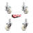 4 Piece Nylon Wheel Caster Set-105479515