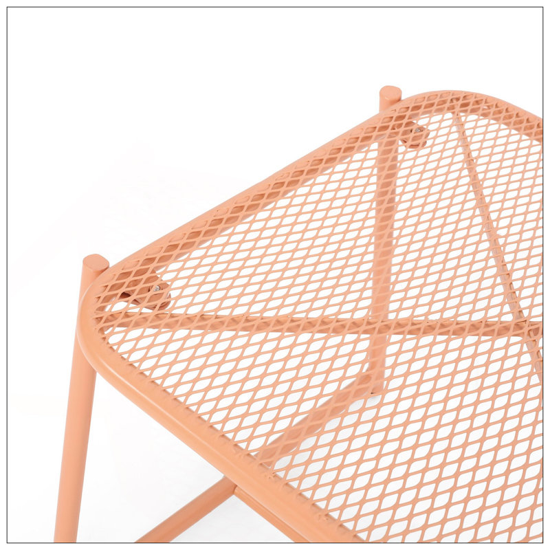 Charmant ensemble de conversation pour l'extérieur avec un design élégant et une fabrication durable, Orange