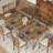 Square Wood Dining Table for 4-1976310087