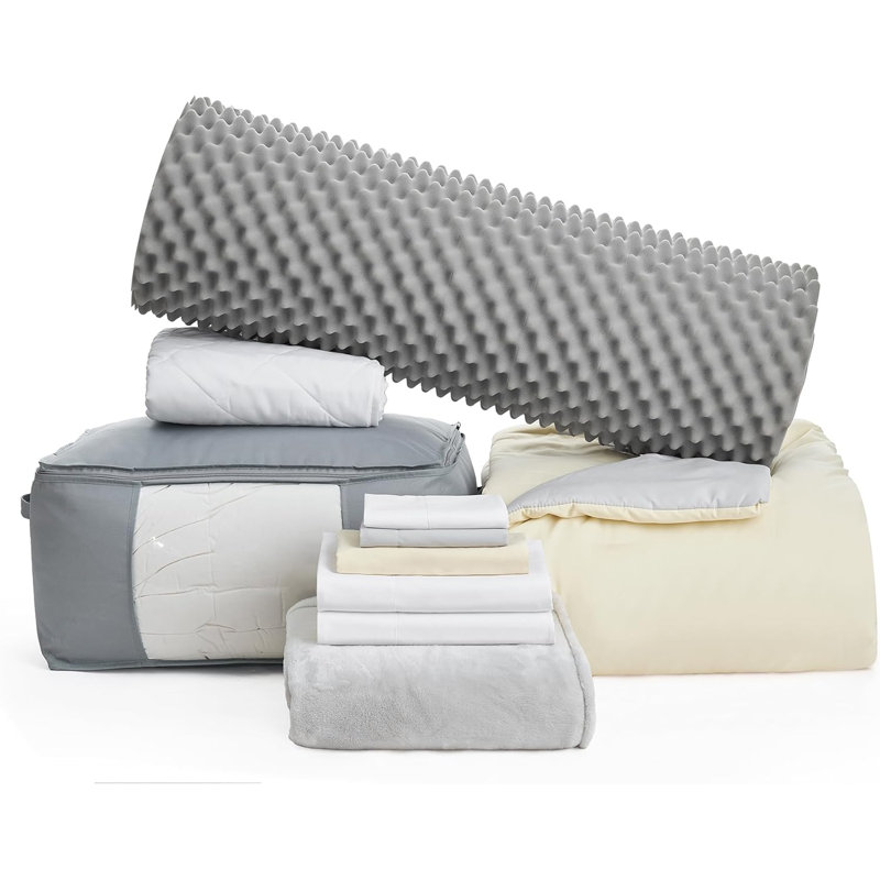 Nécessaire de base DormCo Packs, Crème/gris