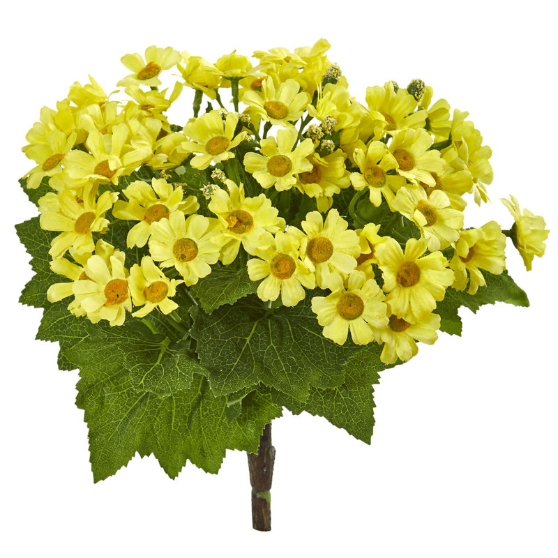 Arbustes de daises artificielles, Jaune