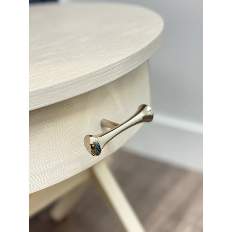 Hourglass "MCM 01" Polished Nickel Mid-Century Cabinet Knob/Pull, Polished Nickel