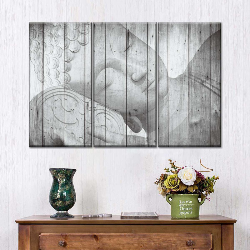 «Sleeping Buddha», reproduction d'art sur toile, H 24 po x l 38 po x P 1,25 po