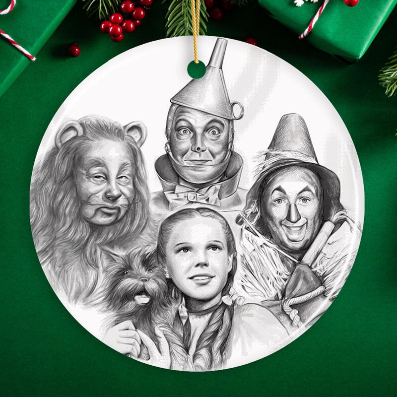 Ornement de Noël rétro, dessin et illustration