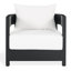 Chaise de patio en aluminium Cedeno