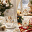 Décoration de Noël - Coquetier classique à motif de Noël, imprimé recto verso, idéal pour la maison, la cuisine, la table, les fêtes, les repas de tous les jours et les cadeaux.-1295669971