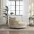 Upholstered Slipcovered Barrel Chair-843196837