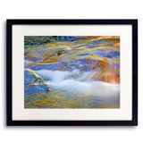 Reflected Light In Cascading Creek Print by Bruce Heinemann