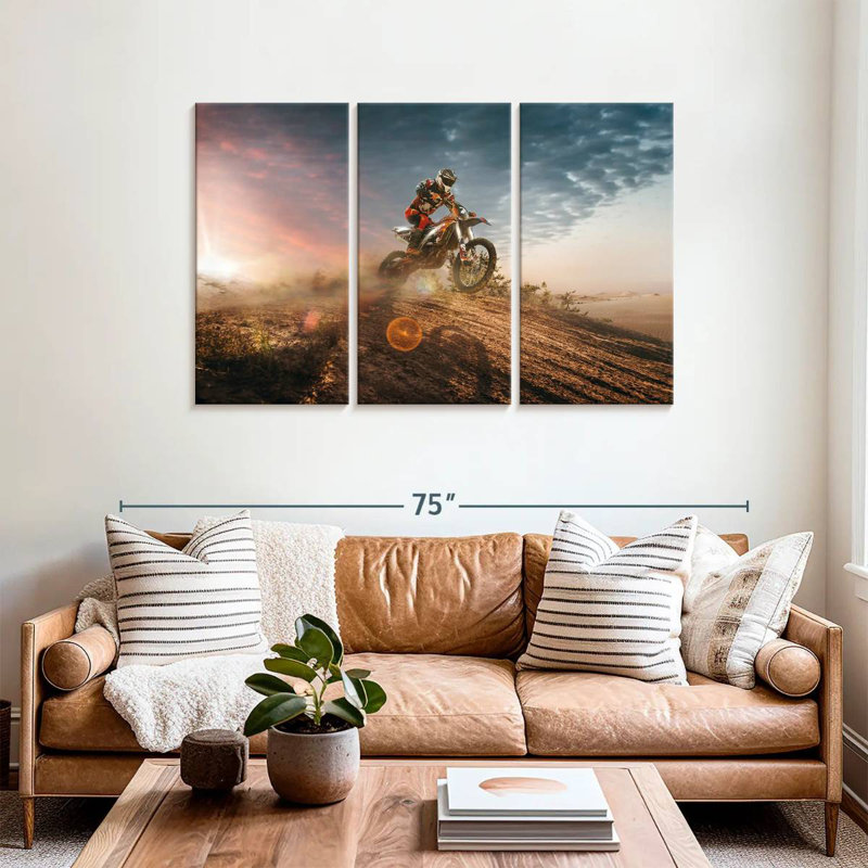 Sireci Dirt Bike Ride, 36" H x 57" W