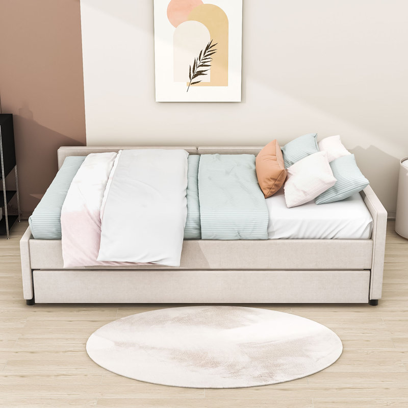 Bertrad Upholstered Platform Bed, Full