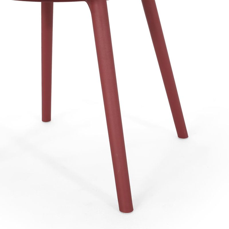 Fauteuils de salle à manger Olivia, Rouge