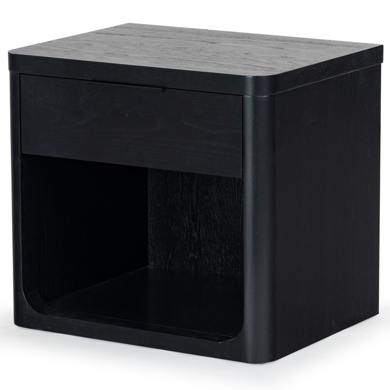 Table de chevet 1 tiroir Altus, Noir