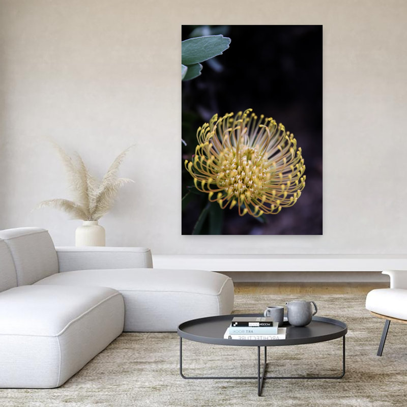 Art contemporain, art floral moderne, H 60 po x l 40 po