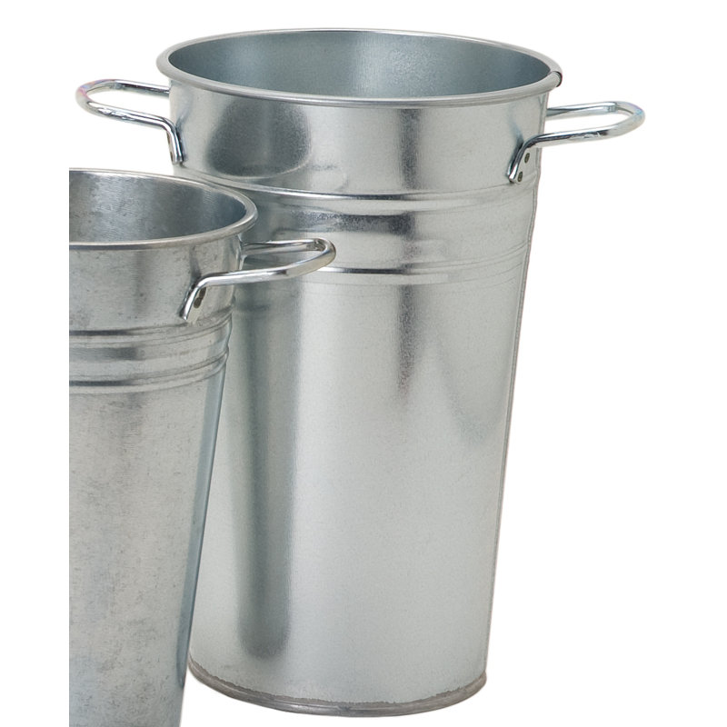 Chaffins Metal Table Vase, 11.75" H x 7" W x 7" D