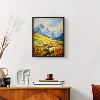 Série LANDSCAPES CCXL - reproduction encadrée de qualité supérieure - prête à être accrochée - aucun clou requis