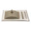 Lavabo de salle de bain mural 32 "x 18,5" avec trop-plein, pieds de support en acier inoxydable noir 304, hygiénique et facile à nettoyer, teinture compatible avec plusieurs environnements, installation