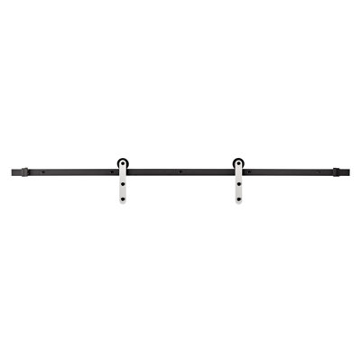 Ensemble de quincaillerie de porte de grange simple à rail standard sable Citi