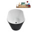 Baignoire autoportante 54 po avec drain interne Streamline-112235288