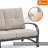  2 Pieces Outdoor/Indoor Aluminum Patio Conversation Seating With Sunbrella® Cushions And Coffee Table
