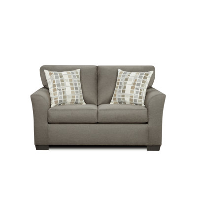 60" Flared Arm Loveseat with Reversible Cushions