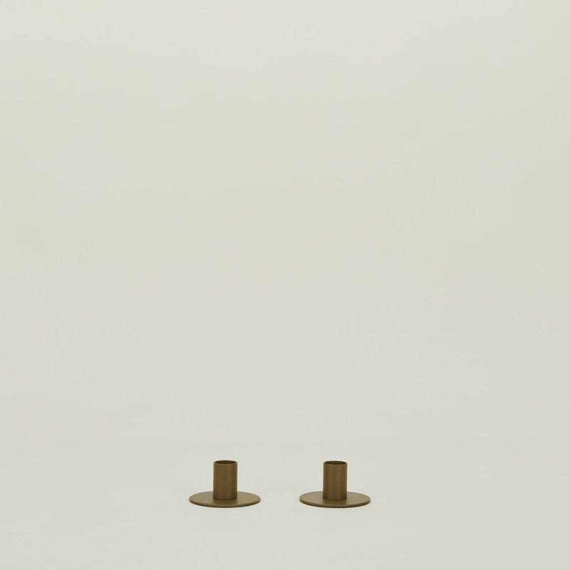 Essential Candlestick, Olive