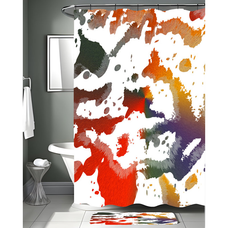 Rideau de douche simple, H 72 po x l 70 po