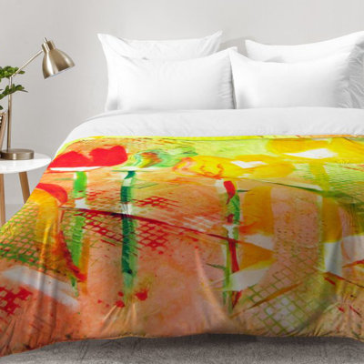 Modern & Contemporary Polyester Floral Comforter