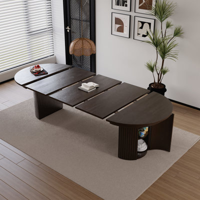 Bachman 46"-65"-85“-105" Extendable Dining Table , expandable Oval dining table
