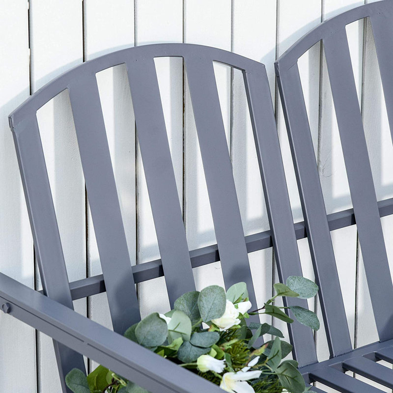 Gennett Metal Outdoor Bench