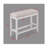 1-Piece Transitional White Finish Fabric Upholstered Upholstered Design Counter-Height Dining Room Use Bench-2016753260