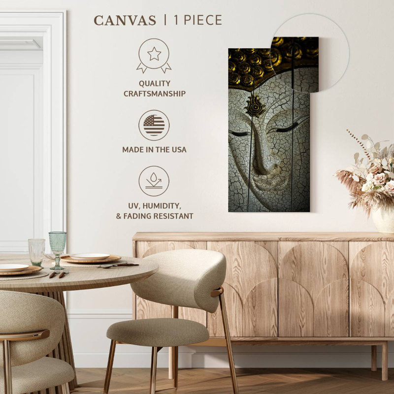 Visage de bouddha intemporel